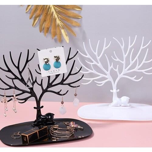 Photography Display Stand Deer Earrings Necklace Ring Pendant Bracelet Jewelry Display Stand Organizer Holder For Studio Video