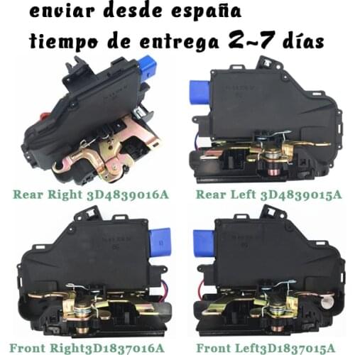 Front Rear Left Right Door Lock Actuator Door Lock Mechanism 3D1837015A 3D1837016A For Seat for VW Golf Mk5 2003-2009 for LHD