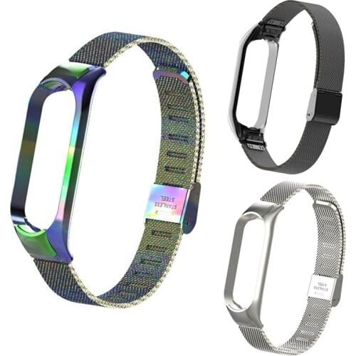 For Xiaomi Mi Band 5/6 Watch Strap,Wristbands Metal Replacement Bracelet Accessories Adjustable Wrist Straps