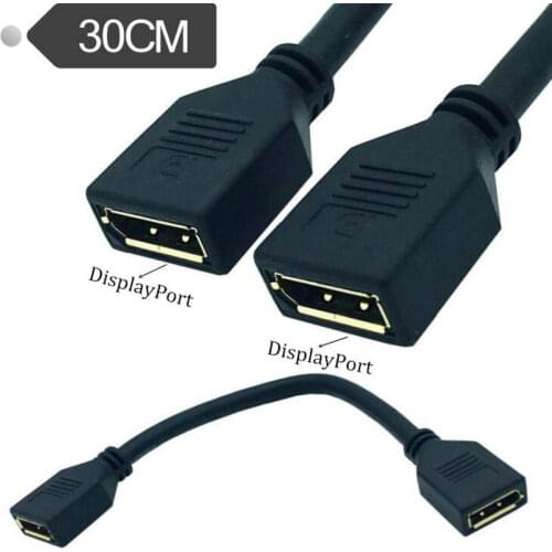 DisplayPort Female to DP Female Extension Cable for CRT LCD Projectors