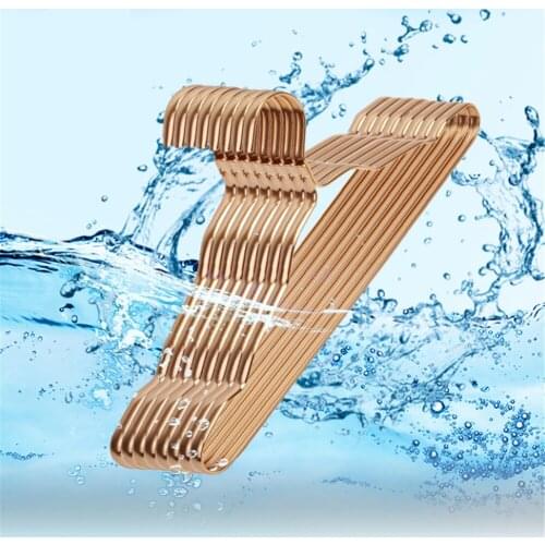 10PCS Clothes Hanger Cloth Display Rack Metal Clothing Hanger Domestic Coat Hanger for Adult Children Clothing Hanging Supplies
