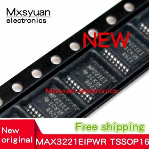 10PCS~100PCS/LOT MP221EI MP221E1 MAX3221EIPWR MAX3221EIPW MAX3221EIPWE New Original