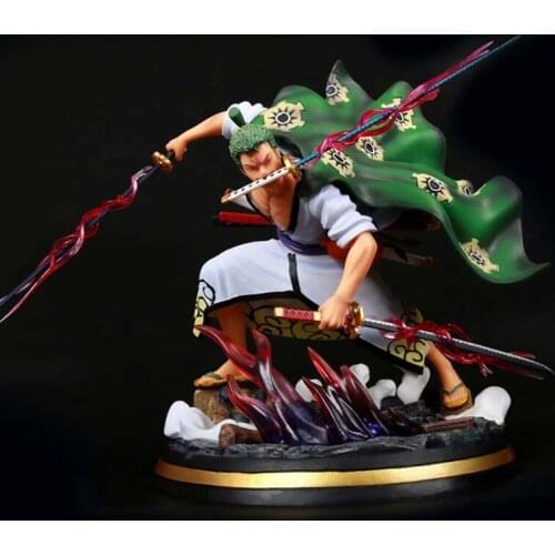 31cm Figure Anime Model Roronoa Zoro Battle Ver. PVC Action Figure Collectible Gift Toy high quality