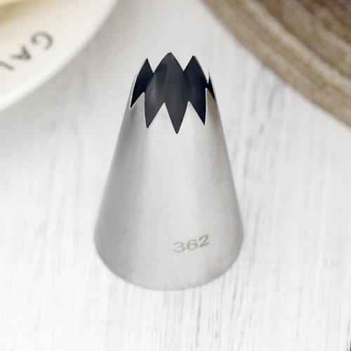 #362 Open Star Icing Tips DIY Meringue Cookies Cake Decorating Cream Paste Tools 9-Teeth Piping Nozzle