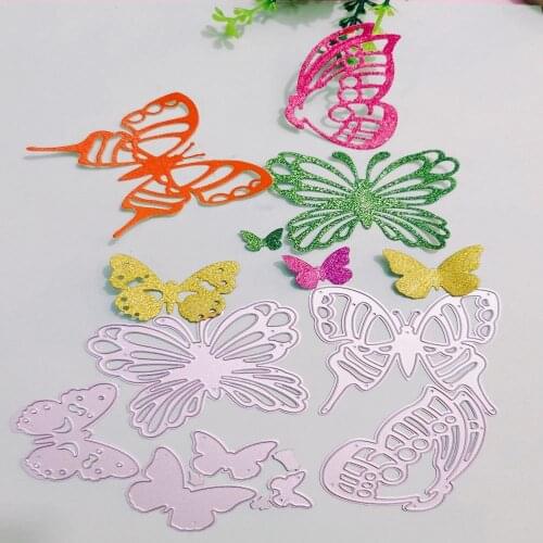 7 butterflies Metal Cutting Dies for DIY Scrapbooking Album Paper Cards Decorative Crafts Embossing Die Cuts