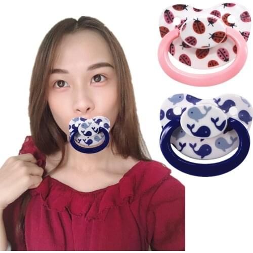 7 choices-ABDL adult bebe parifiter silicone classic blue dolphin baby parifiter nipple DDLG daddy girl dummy free gift dom