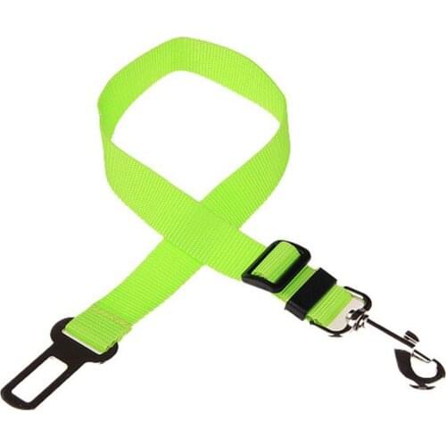Pet Dog Cat Car Seat Belt For Accessories Goods Animals Adjustable Harness Lead Leash Small Medium Travel Clip French Bulldog