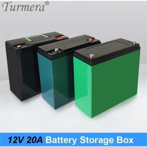 Turmera 12V 20Ah Uninterrupted Power Supply Battery Storage Box for 20*32700 3.2V Lifepo4 Battery and 56*18650 Lithium Batteries