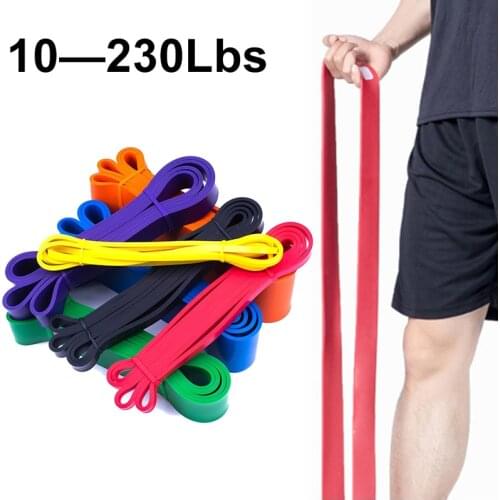 Unisex Resistance Band Exercise Elastic Rubber String Band Workout Loop Strength Pilates Fitness Equipment Training Expander