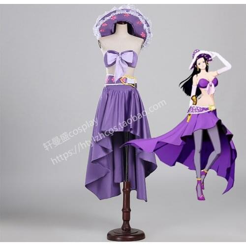 Japanese Anime One Piece Nico Robin Dress Costume Cosplay Female Performance Adult Women Halloween Costume