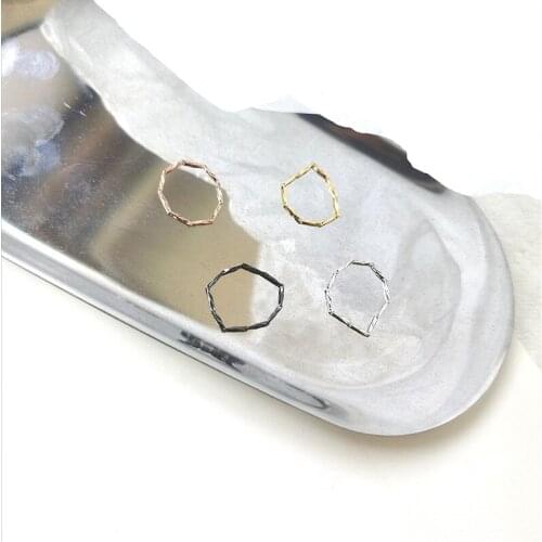 New Fashion Vintage Silver Geometric Twisted Rings For Unisex Knit Mid Finger Knuckle Rings Party Jewelry Cocktail Ring