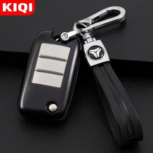 Soft TPU Car 3 Button Key Case Cover Shell Keychain for Roewe RX5 MG3 MG5 MG6 MG7 MG ZS GT GS 350 360 750 W5 Protector