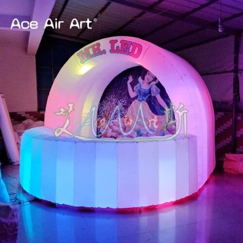 Luxury attractive color inflatable bar tent booth,sale stand pub kiosk,Cocktail stall promotional vendor booth