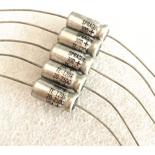 New 30D series 20UF 25V axial audio electrolytic capacitor
