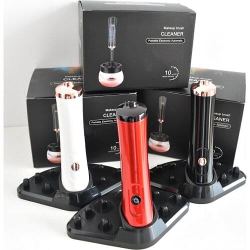 USB Rechargeable Makeup Brush Cleaner Fast Electric Quick Dry Silicone Cleaning Brushes Wash Tool