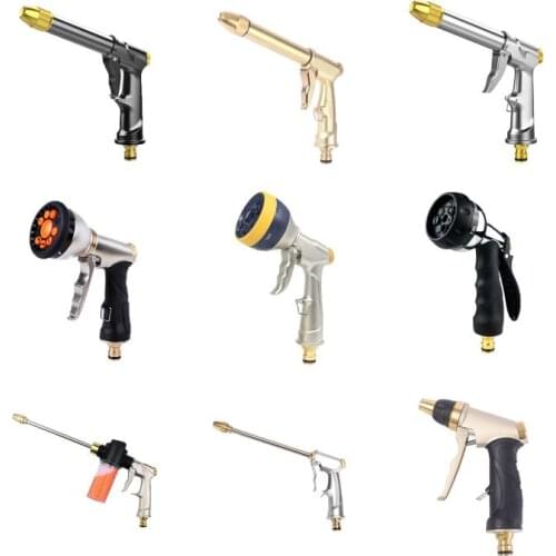 18 Kinds Of Portable High Pressure Water Gun Garden Watering Hose Nozzle High Pressure Washer Spray Gun Foam Water Gun Car Wash