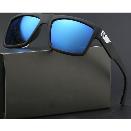 Classic Fox Sunglasses for Men Women Square Frame Driving Fishing Travel Sun Glasses Male Goggles Outdoor Sports Eyewear