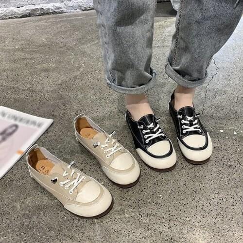 Womens Sneakers, Comfortable Soft Non-slip Sports Shoes, Casual Leather Shoes (Lace-up)