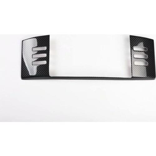 1pc Car stickers ABS carbon fiber grain Central Control Navigation decoration cover for 2005-2009 Toyota REIZ