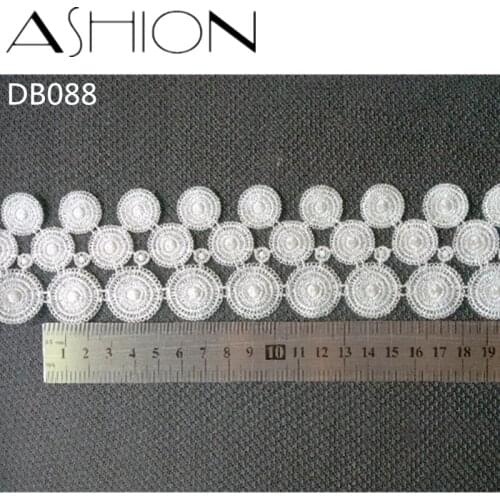 4 yards 6CM white Embroidered Lace Fabric DIY skirt hem Dance costumes Garment Accessories lace trim Sewing Craft LP-DB088