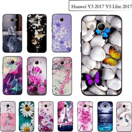Case for Huawei Y3 2017 Y5 Llite 2017 Case Cover Soft TPU Silicone Back Cover for Huawei Y5 Llite 2017 Y3 2018 Y3 2017 Covers
