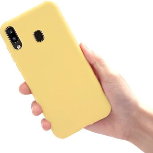 Candy Color Soft Silicone TPU Case For Samsung Galaxy A10 A20 A30 A40 A50 A60 A70 A20e 2019 A105F A305 A505 A202 Case Cover