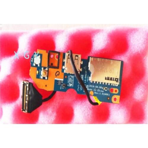 Dell Inspiron 7560 POWER BUTTON/USB/SD CARD Board CHA01 LS-D823P 86P55 086P55 100% test OK