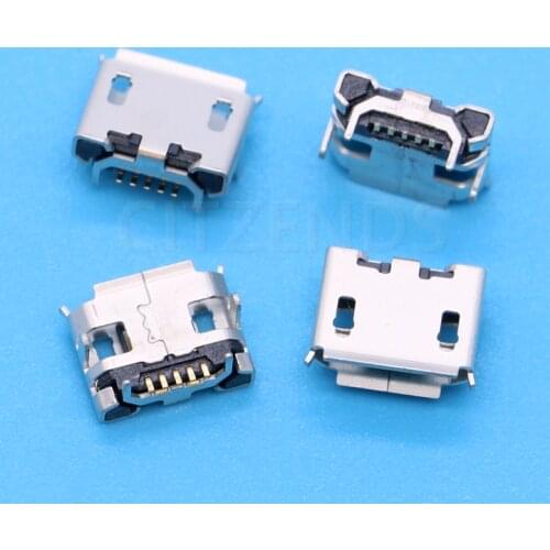 10pcs Micro USB 5pin Jack Port Female Connector OX Horn Type for Mobile Phone Micro USB Charging Socket Sale at a Loss Russia