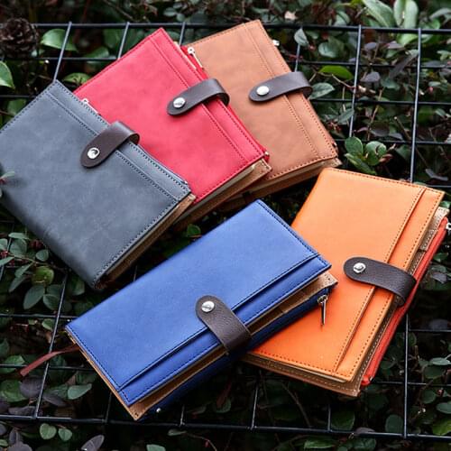 Yiwi 2019 Cute A6 Notebook Snap Creative Kawaii Line Inner Pages Planner Organizer Diary With Zip Money Bag