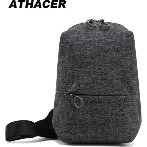 Chest Bag For Men Waterproof Shoulder USB Charging Crossbody Bags Men Anti Theft Single Shoulder Strap Pack Stylish New Fashion
