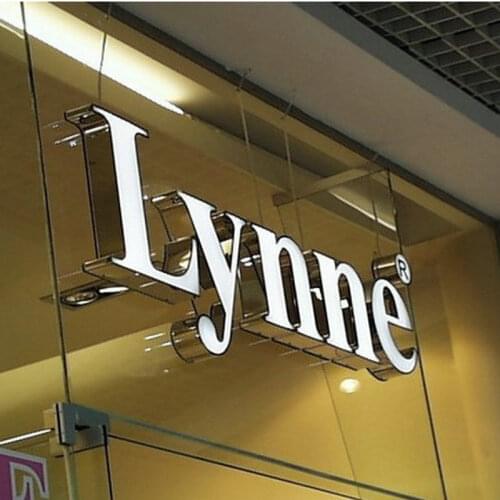 Outdoor custom acrylic 3D led channel letters shop front sign board