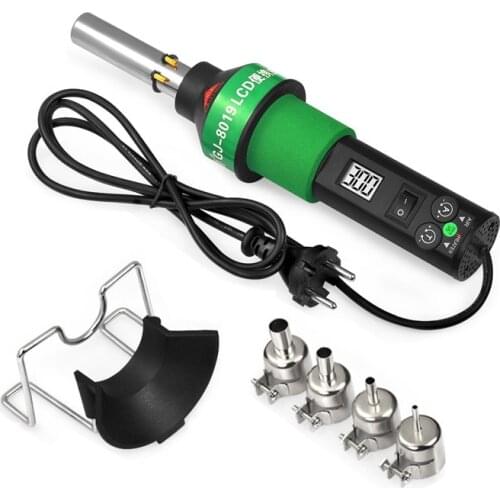 EU/US 8019 LCD Adjustable Electronic Heat Hot Air Gun Desoldering Soldering Station IC SMD BGA Industrial Electric Hair Dryer