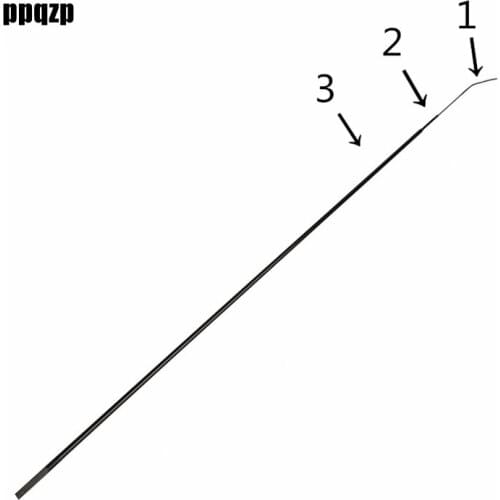 The first 3 spare tips of the telescopic fishing rod. Only suitable for the products of this shop, the purchase needs to be nego