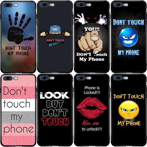 Phone Case for Samsung A5 A6 A7 A8 A10 A20 A30 A40 A50 A60 A70 A80 A90 J3 J4 J5 J6 J8 Plus Don't Touch My Phone