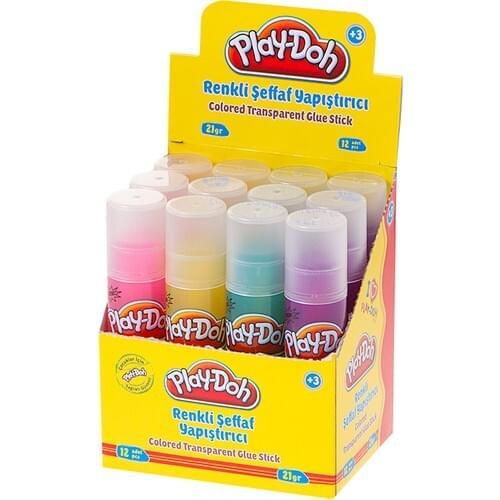 Play-Doh Colorful Transparent Stick Adhesive 21gr