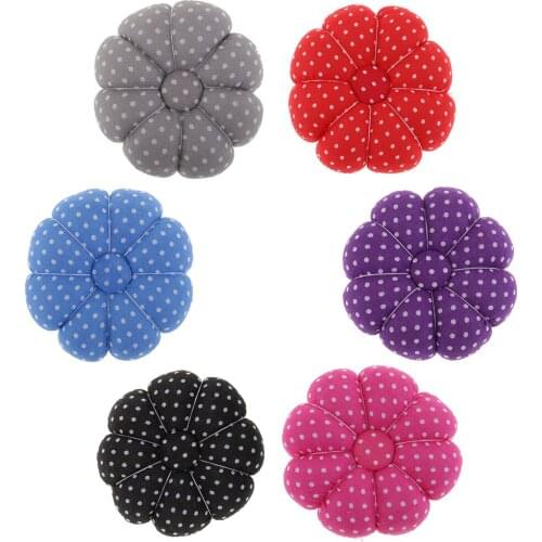 Polka Dots Pin Cushion Pumpkin Wrist Pin Cushions Wearable Pincushion