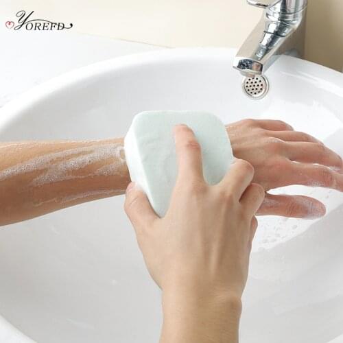 OYOREFD Portable Painless Exfoliating Sponge Body Scrubber Bathroom Body Brush Strong Exfoliating Brush Bath Sponge