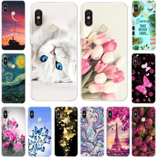 Silicone Case For Xiaomi Redmi 6 Pro Case 5.84 inch Soft TPU Back Cover For Xiaomi Mi A2 Lite Redmi 6 Pro 6Pro Phone Case Fundas