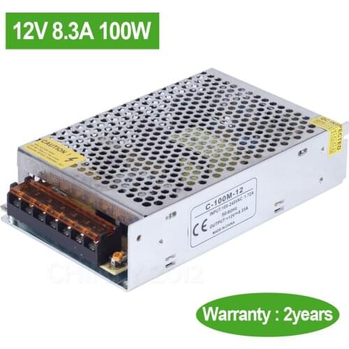 12V 8.3A 100W LED Switch Power Supply Driver for LED Strip LED Module LED Lights