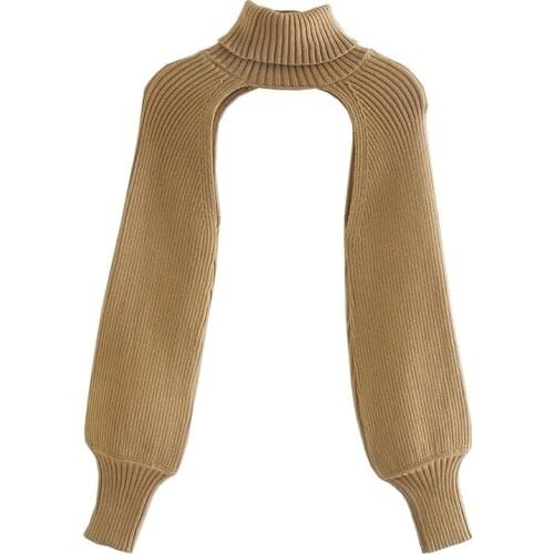 Women Turtleneck Long Sleeve Knitting Sweater Casual Femme Chic Design Pullover High Street Lady Tops