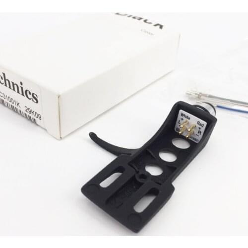 1set NEW Black Turntable Headshell For Technics For Other Turntables 4 Pin Contacts Fit Phono Turntables Headshells