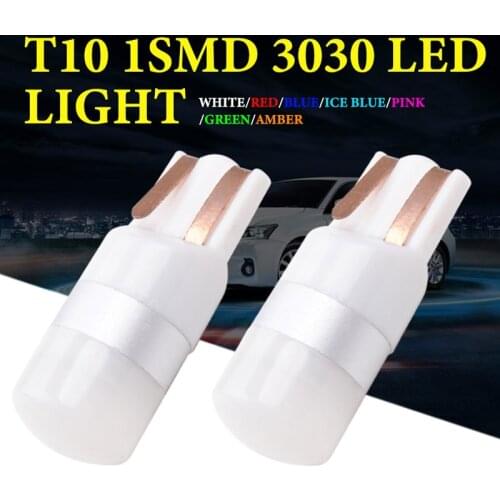 1Pcs T10 led W5W led 12-24V Truck Car Motor LED 3030 1SMD Dome Clearance Light License Number Plate Light Interior Reading Lamp
