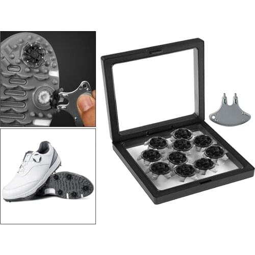 10pcs TPU Golf Shoe Spikes Replacements Women Men Twist Screw Cleats Stable Studs Puller Remover Accessories