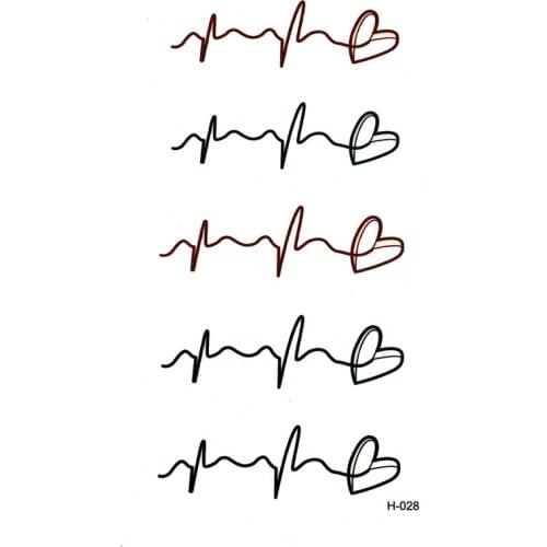 100pcs love waterproof temporary tattoos henna tattoo body art tatuajes temporales sexy tattoo for girls guitar sticker tatoo