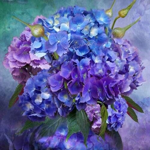 5d diamond painting pebble round drills square 3D cross stitch kit mosaic flower Handcraft Embroidery Rhinestones home decor