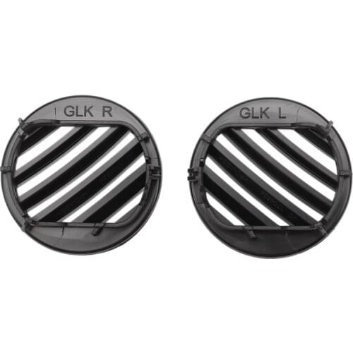 Car Left and Right Side Dash A/C Air Vent Grilles ABS Black for Mercedes-Benz X204 GLK 2009-2015 Car Air Vent Grilles