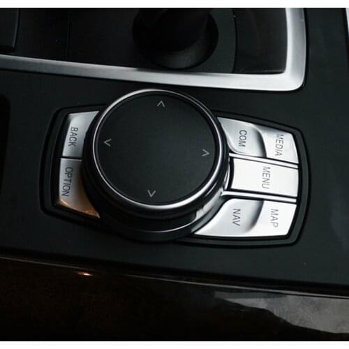 Car Multimedia Buttons Decoration Cover Frame Trim For BMW F25 F26 F06 F07 G38 F15 F16 F10 F30 6/7 series F20 F34 F36 F21 F48