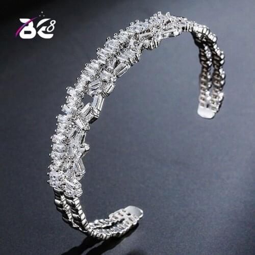Be 8 New Fashion Multi-layered Baguette Glow in the Dark Moon Bracelet Cuff Bangle for Women Gift Jewelry 2018 B101