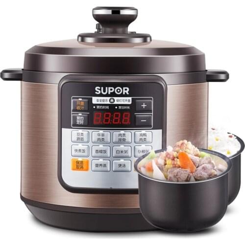 2021 New Home 6L Electric Pressure Cooker Smart Appointment High Pressure Rice Cooker Soup Pot Multicooker