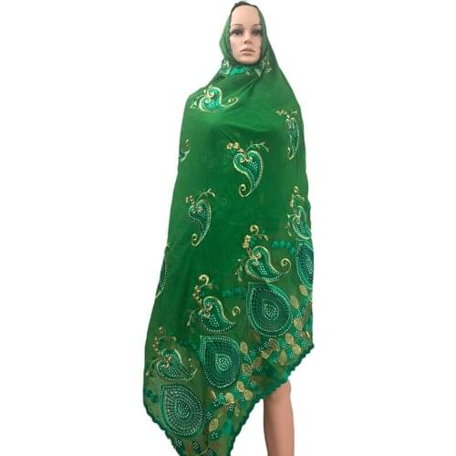 Islamic Wear Headscarf For Women Scarf Hijab For Female African big size Scarf Saudi Foula For Pray